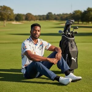 Duvin Design Co Mens Sailboat Print Polo Shirt White Large